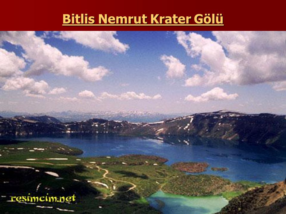 Bitlis Nemrut Krater Gölü