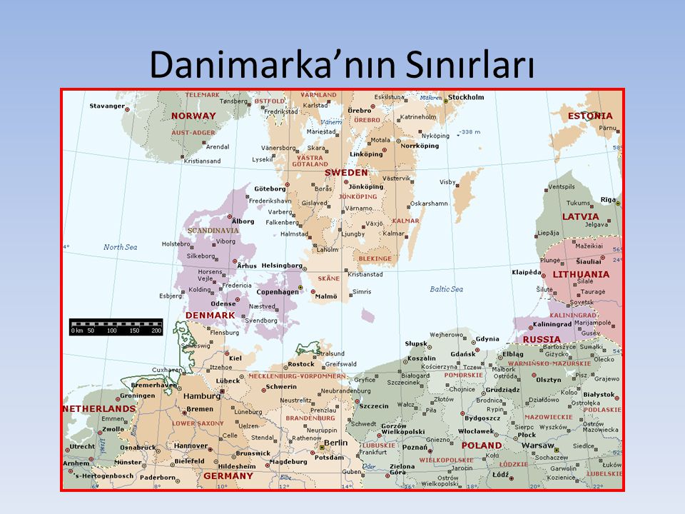 Danimarka’nın Sınırları