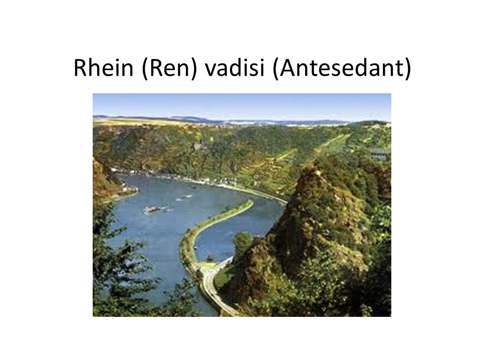 Rhein (Ren) vadisi (Antesedant)