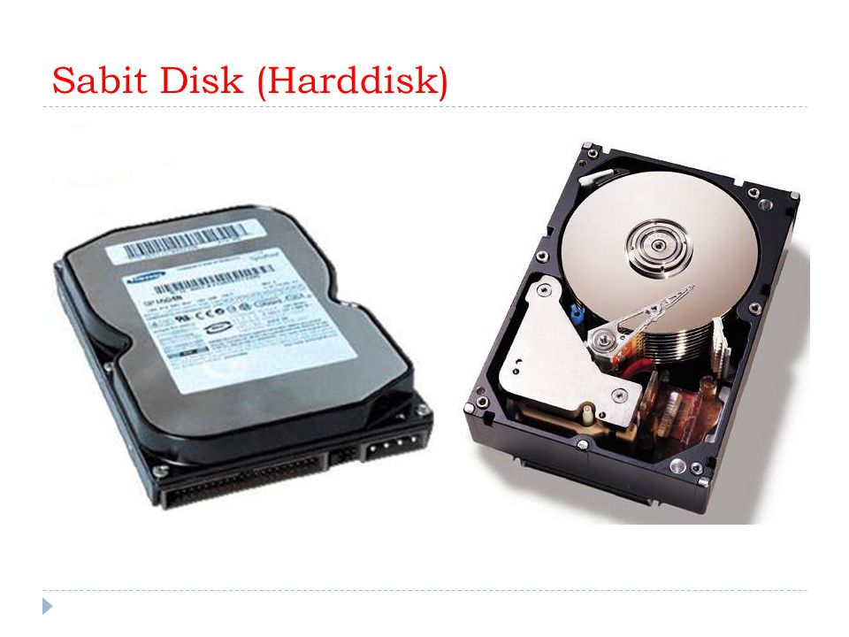 Sabit Disk (Harddisk)