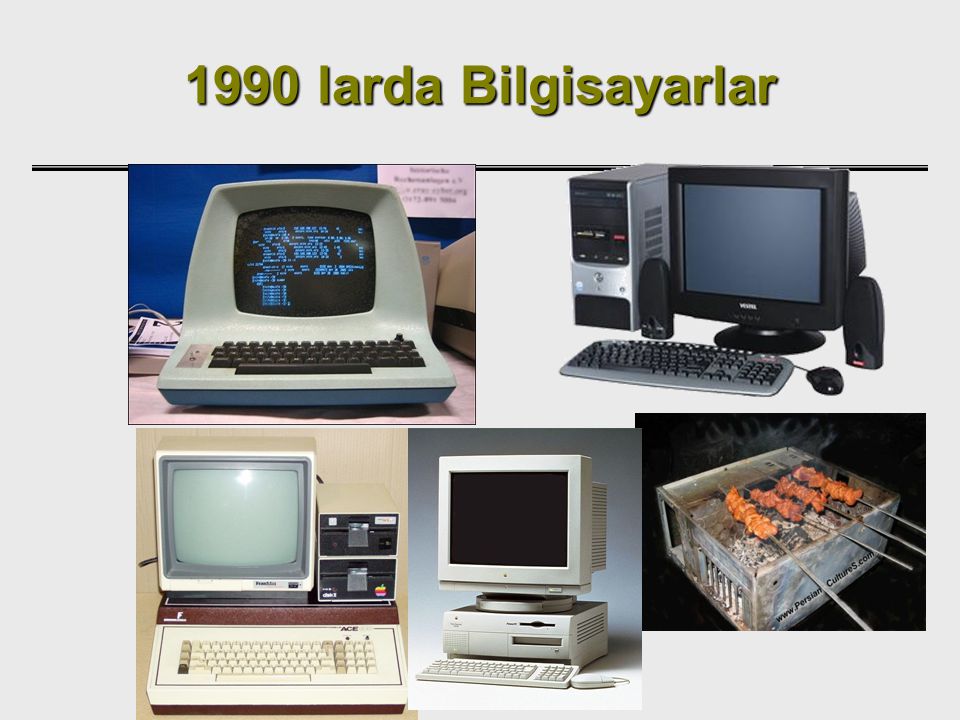 1990 larda Bilgisayarlar