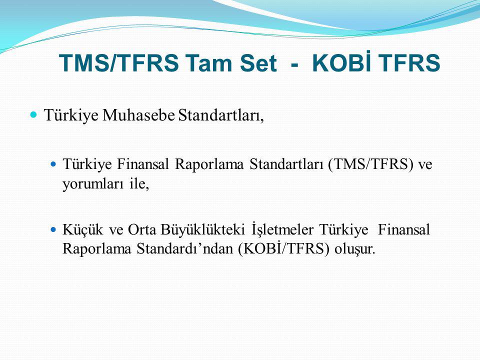 TMS/TFRS Tam Set - KOBİ TFRS