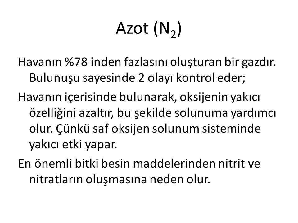 Azot (N2)