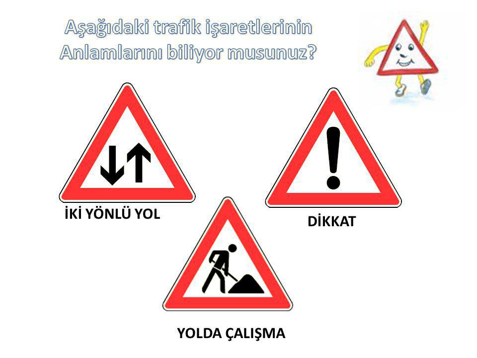 Aşağıdaki trafik işaretlerinin Anlamlarını biliyor musunuz