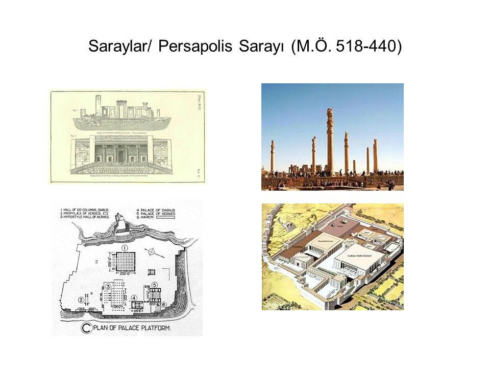 Saraylar/ Persapolis Sarayı (M.Ö )