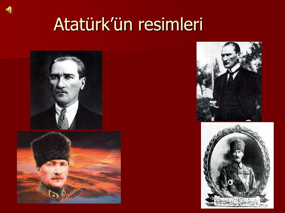 Atatürk’ün resimleri