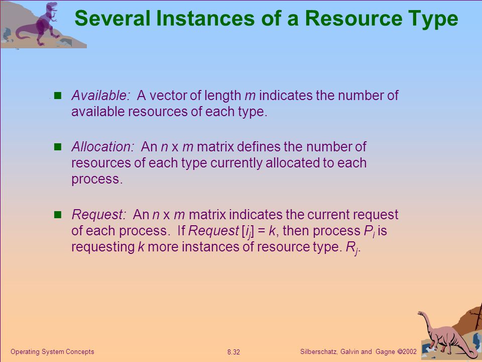 Several Instances of a Resource Type