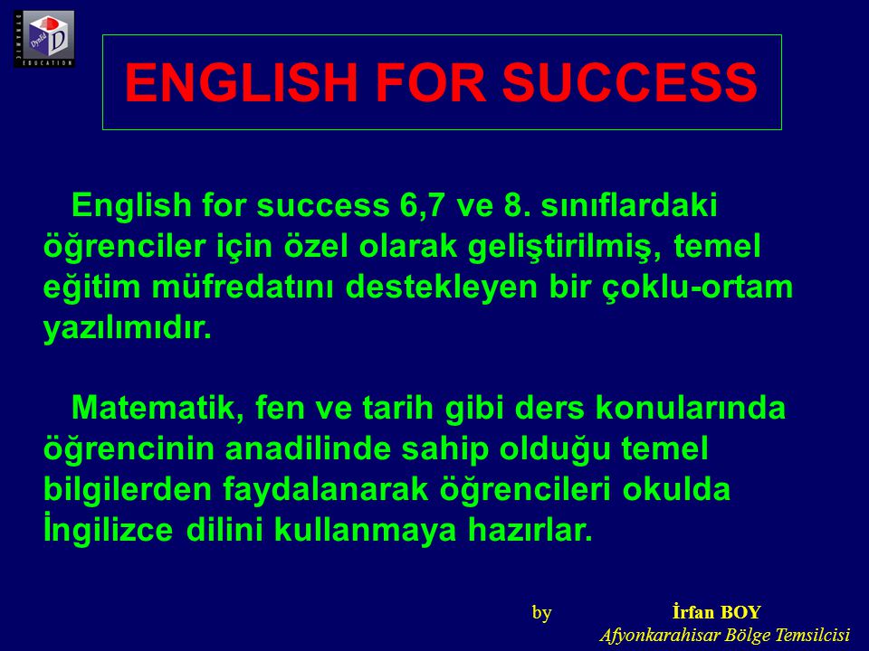 ENGLISH FOR SUCCESS