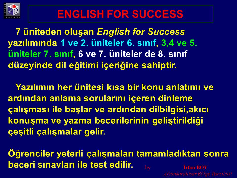 ENGLISH FOR SUCCESS