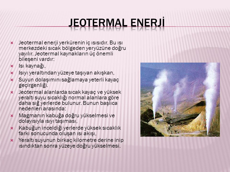 JEOTERMAL ENERJİ