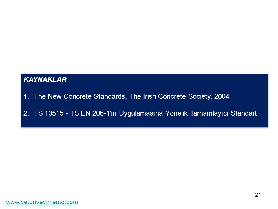 The New Concrete Standards, The Irish Concrete Society, 2004