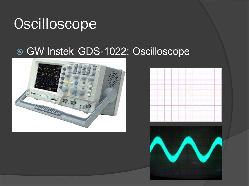 Oscilloscope GW Instek GDS-1022: Oscilloscope