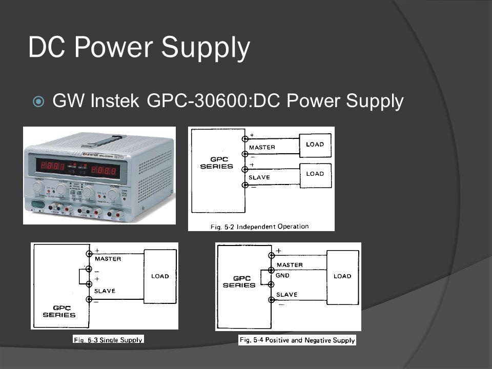 DC Power Supply GW Instek GPC-30600:DC Power Supply
