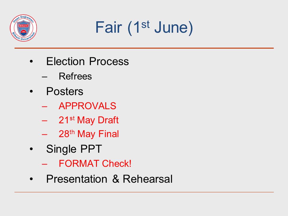 Fair (1st June) Election Process Posters Single PPT