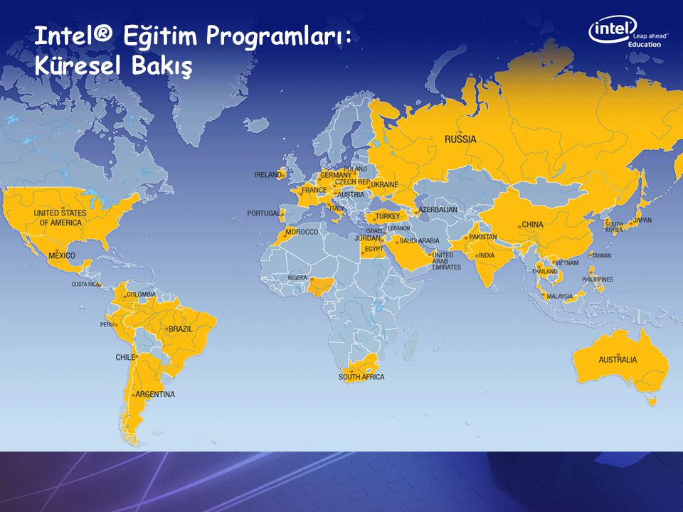 Intel® Eğitim Programları: Küresel Bakış