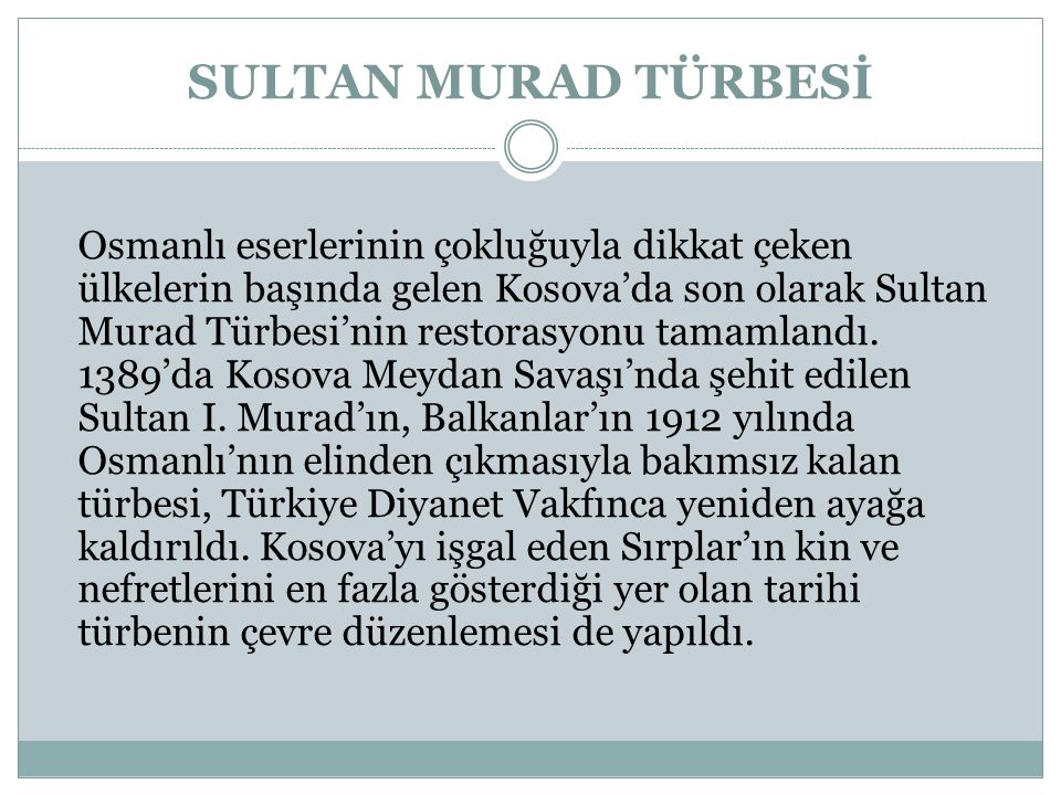 SULTAN MURAD TÜRBESİ