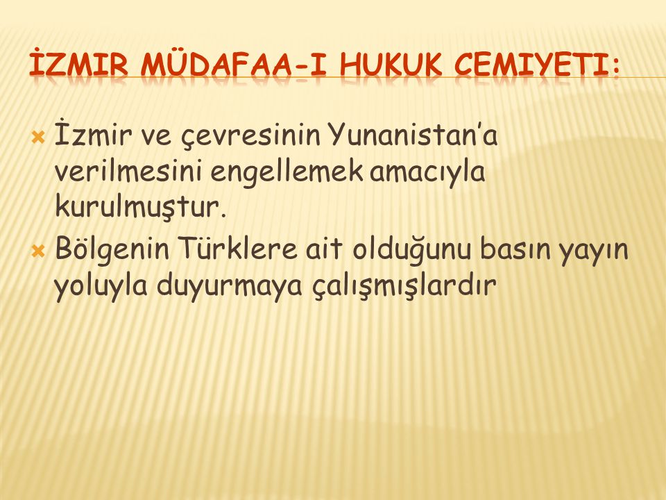 İzmir Müdafaa-i Hukuk Cemiyeti: