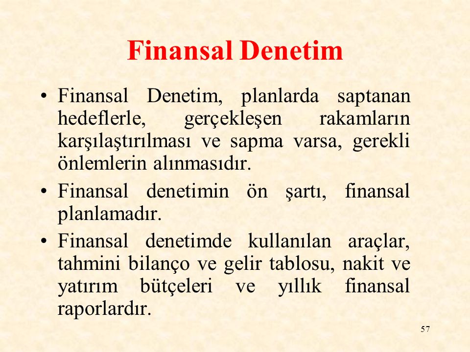 Finansal Denetim