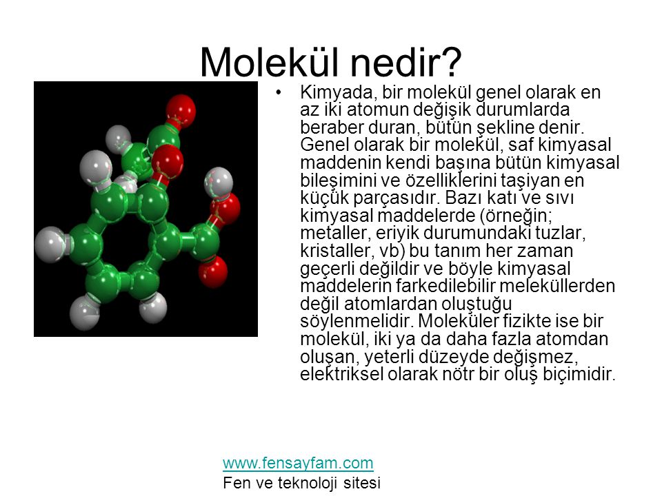 Molekül nedir