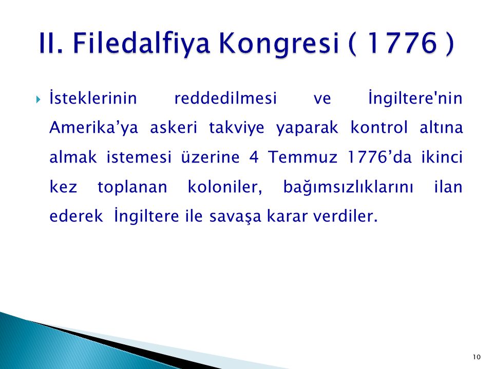 II. Filedalfiya Kongresi ( 1776 )