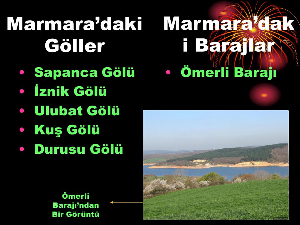 Marmara’daki Barajlar