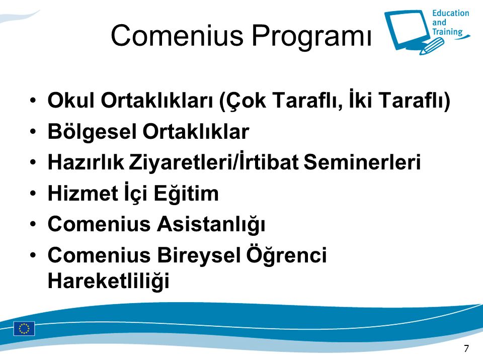 Comenius Programı Okul Ortaklıkları (Çok Taraflı, İki Taraflı)