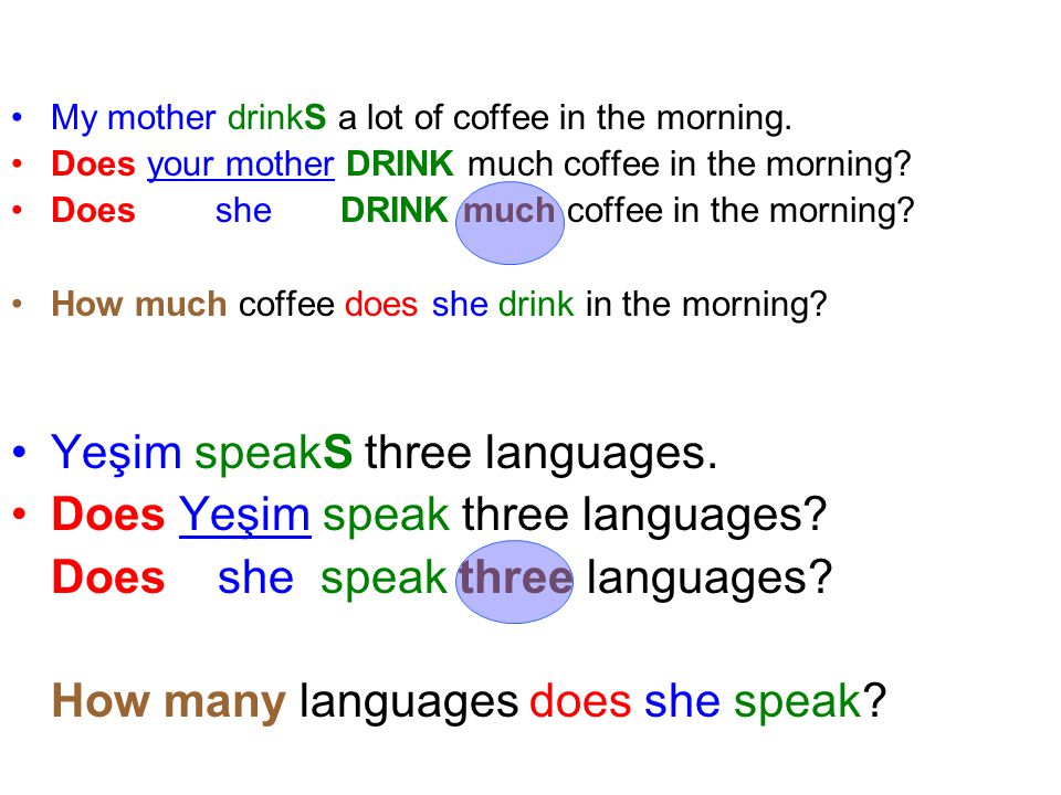 Yeşim speakS three languages. Does Yeşim speak three languages