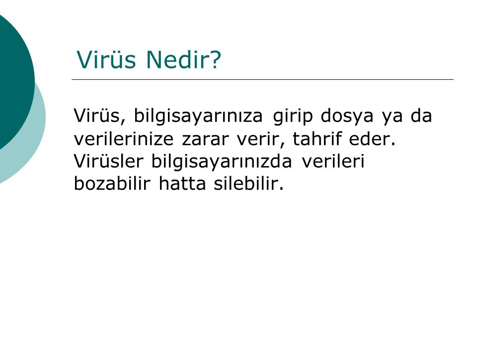 Virüs Nedir