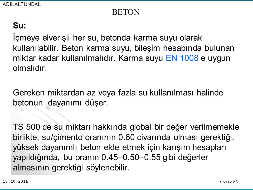ADİL ALTUNDAL BETON.