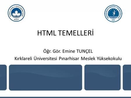 Kırklareli Üniversitesi Pınarhisar Meslek Yüksekokulu