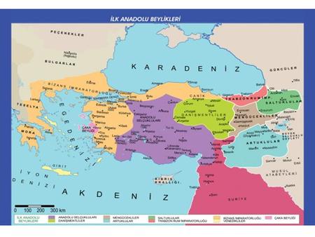 ANADOLU İLK TÜRK BEYLİKLERİ Türkiye Tarihi: Türkiye Tarihi: 1071 yılındaki Malazgirt savaşı veya Büyük Selçuklu Devletinin Anadolu’ya giriş tarihinden.