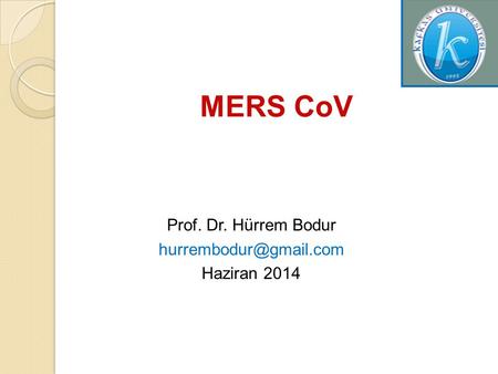 Prof. Dr. Hürrem Bodur Haziran 2014