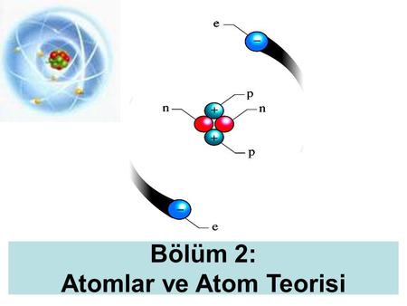 Bölüm 2: Atomlar ve Atom Teorisi