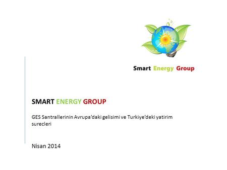SMART ENERGY GROUP Nisan 2014