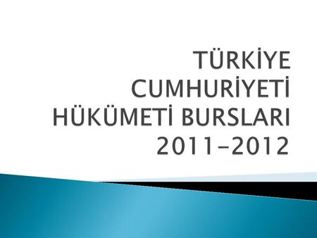  15 Türk Dili Yaz Kursu Bursu  4 Yüksek Lisans (Master ve Doktora)  2 Araştırma.