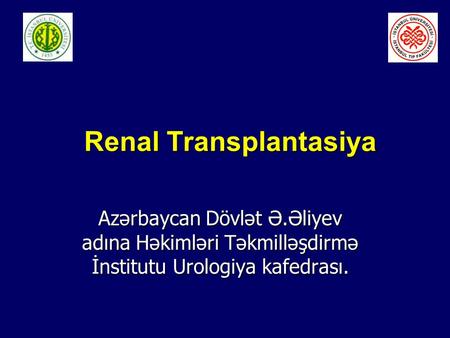 Renal Transplantasiya