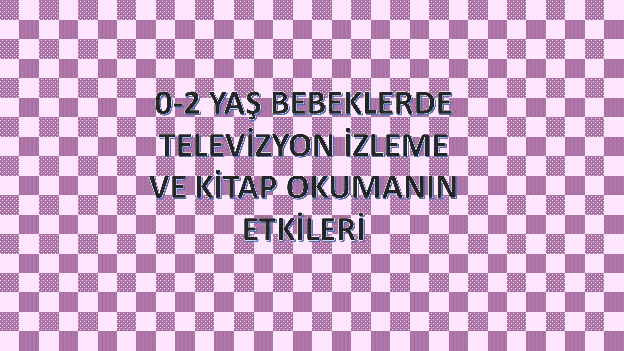 bebekler ve televizyon anket ppt indir