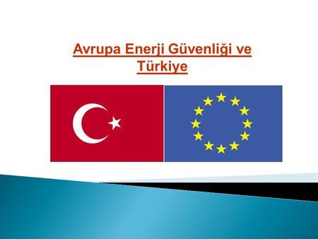 Avrupa Enerji Güvenliği ve Türkiye