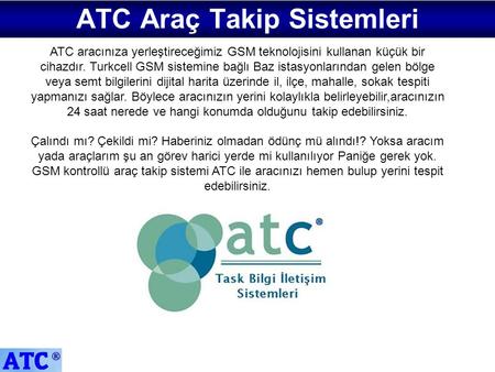 ATC Araç Takip Sistemleri