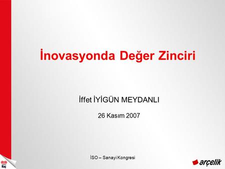 İnovasyonda Değer Zinciri