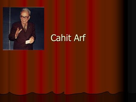 Cahit Arf.
