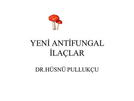 YENİ ANTİFUNGAL İLAÇLAR