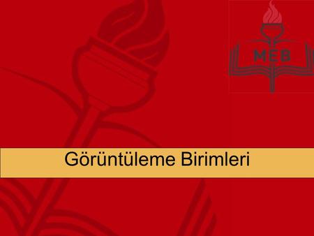 Görüntüleme Birimleri