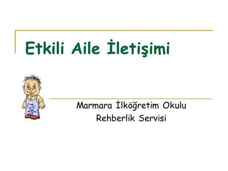 Marmara İlköğretim Okulu Rehberlik Servisi
