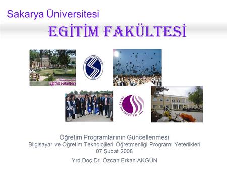 EGİtİm FAKÜLTESİ Sakarya Üniversitesi