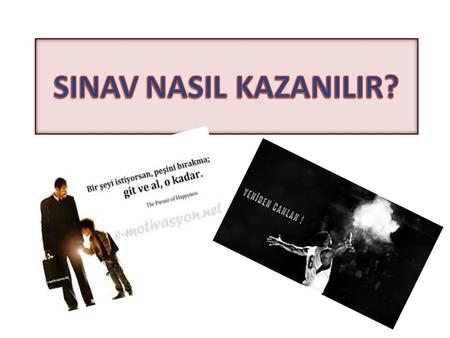 SINAV NASIL KAZANILIR?.