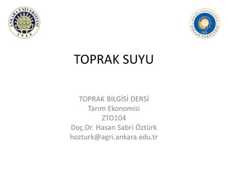 Doç.Dr. Hasan Sabri Öztürk