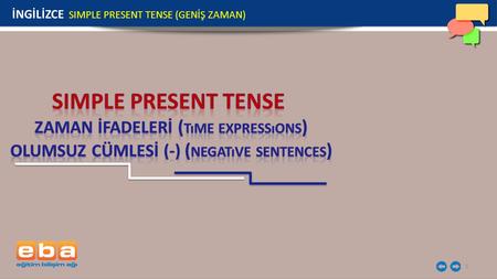 SIMPLE PRESENT TENSE ZAMAN İFADELERİ (Tıme Expressıons)