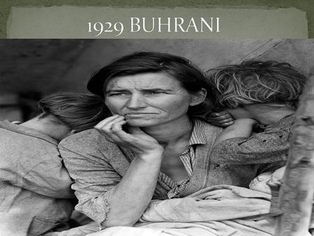 1929 BUHRANI.