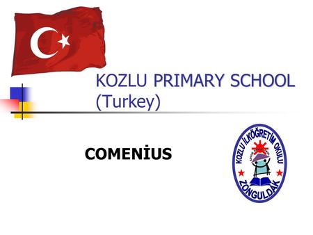 PRIMARY SCHOOL KOZLU PRIMARY SCHOOL (Turkey) COMENİUS.